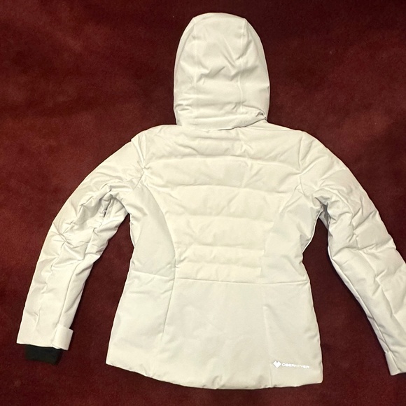 Womens Obermeyer Cosima Down Jacket - size 8 white (medium) - Picture 3 of 7
